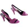 Maserati 1980s Purple Slingback heels - Klasični čevlji - 