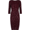 Matalan Burgundy Sequin Dress - sukienki - 