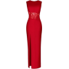 Maxi Red Split Dress - Haljine - 