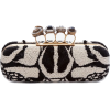 McQueen BUG EMBROIDERY FOUR-RING CLUTCH - バッグ クラッチバッグ - 