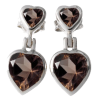 Double Heart earrings - Uhani - 