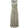 Melynnco Women's Sleeveless V Neck Faux Wrap Casual Floral Long Maxi Dress - Kleider - $22.88  ~ 19.65€