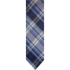 Men's Tommy Hilfiger Necktie Neck Tie Silk Blue Plaid - Tie - $36.99 