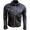 Men Black Genuine Real Leather Jacket Sn - 外套 - $179.99  ~ ¥1,205.99