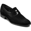 Men Black Penny Loafer Suede Leather Sho - Klasični čevlji - 