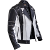 Men Black & White Thriller Premium Genui - Chaquetas - 