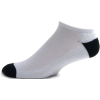 Mens Ankle Quarter Cotton Performance Sports Athletic Socks - 12 PAIRS - Colors Available White/Black Heel & Toe - Underwear - $17.99 