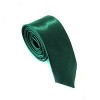 Mens Plain Color 100% Polyester Skinny Necktie Used for Business Formal Occasions - Tie - $4.99 
