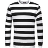 Men's Shirt Striped Long Sleeve - 半袖シャツ・ブラウス - $15.00  ~ ¥1,688