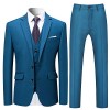 Mens Stylish 3 Piece Dress Suit Classic Fit Wedding Formal Jacket & Vest & Pants - 西装 - $79.99  ~ ¥535.96