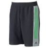 Men's adidas Colorblock Microfiber Volley Swim Trunks (LARGE, Charcoal/GREEN) - pantaloncini - $39.99  ~ 34.35€