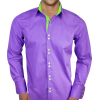 Men's shirt with contrast trim - Pižame - 