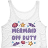 Mermaid Off Duty Seashell Crop - Майки - 