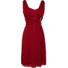 Mesh Wrap Dress Rhinestone Pin Prom Party Formal Bridesmaid Gown Red - Dresses - $64.99 