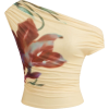 Mesh Asymmetrical Top - Majice bez rukava - 