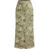 Mesh Floral Green Skirt - Suknje - 