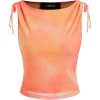 Mesh boat Neck Tank Top - Majice bez rukava - 