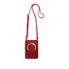 Metallic Detail Faux Leather Crossbody Bag - Hand bag - $7.99 