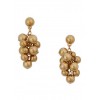 Metallic Grape Cluster Earrings - Earrings - $3.99  ~ £3.03