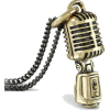 Microphone Necklace #microphone #funk - Ogrlice - $40.00  ~ 34.36€