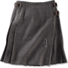 Midikilt 'Grey Solid' - Skirts - 