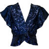 Midnight Blue Evening Jacket, 1930s - Chaquetas - 