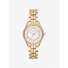 Mini Lauryn Pave Gold-Tone Watch - Relógios - $250.00  ~ 214.72€