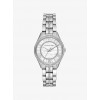 Mini Lauryn Pave Silver-Tone Watch - Ure - $250.00  ~ 214.72€