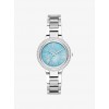 Mini Taryn PavÃ© Silver-Tone Watch - Ure - $295.00  ~ 253.37€