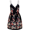 Mini Embroidered Lace Dress - Vestidos - 