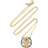 Mini Hamza 14K Gold Necklace - Necklaces - 