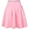 Mini Skirt Pink Plisada Falda - Skirts - $13.61 
