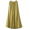 Minibee Women's Comfy Wide Leg Pants Linen Elastic Drawstring Culottes Lounge Trousers Fit US 0-12 - Hlače - dolge - $24.99  ~ 21.46€