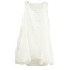 Minibee Women's Cotton Linen Sleeveless Hot Tops Swing Vest Dress With pockets - Dresses - $40.00 