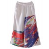 Minibee Women's New Color Printing Wide Leg Crop Pants With pockets - Pants - $27.00 