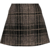 Mini plaid skirt - Saias - 