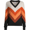 Minnie Rose Cashmere Chevron Pullover - Swetry - 