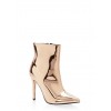 Mirror Metallic Faux Leather Booties - Stiefel - $19.99  ~ 17.17€