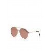 Mirrored Geometric Frame Sunglasses - Sončna očala - $5.99  ~ 5.14€