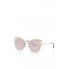 Mirrored Metallic Cat Eye Sunglasses - サングラス - $5.99  ~ ¥674