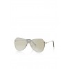 Mirrored Metallic Rimless Sunglasses - Sunglasses - $6.99 