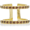 Misahara Koral 18K Gold Diamond Ring - Pierścionki - 