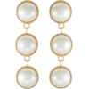 Missguided DROP cream earrings - Naušnice - $12.00  ~ 10.31€