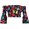 Missguided floral crop top - Camisa - curtas - 26.99€ 