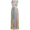 Missoni Sequinned striped lamé gown - sukienki - 