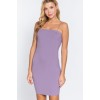 Misty Lavender Cami Heavy Rib Mini Dress - Haljine - $19.25  ~ 122,29kn