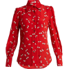 Miu Miu Cherry-print silk shirt - Long sleeves shirts - 750.00€  ~ £663.66