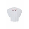 Miu Miu Embroidered Collar Shirt - 半袖シャツ・ブラウス - 