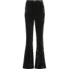 Miu Miu - Flared velvet pants - Spodnie Capri - 