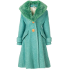 Miu Miu Fur Collar Coat - Jaquetas e casacos - 